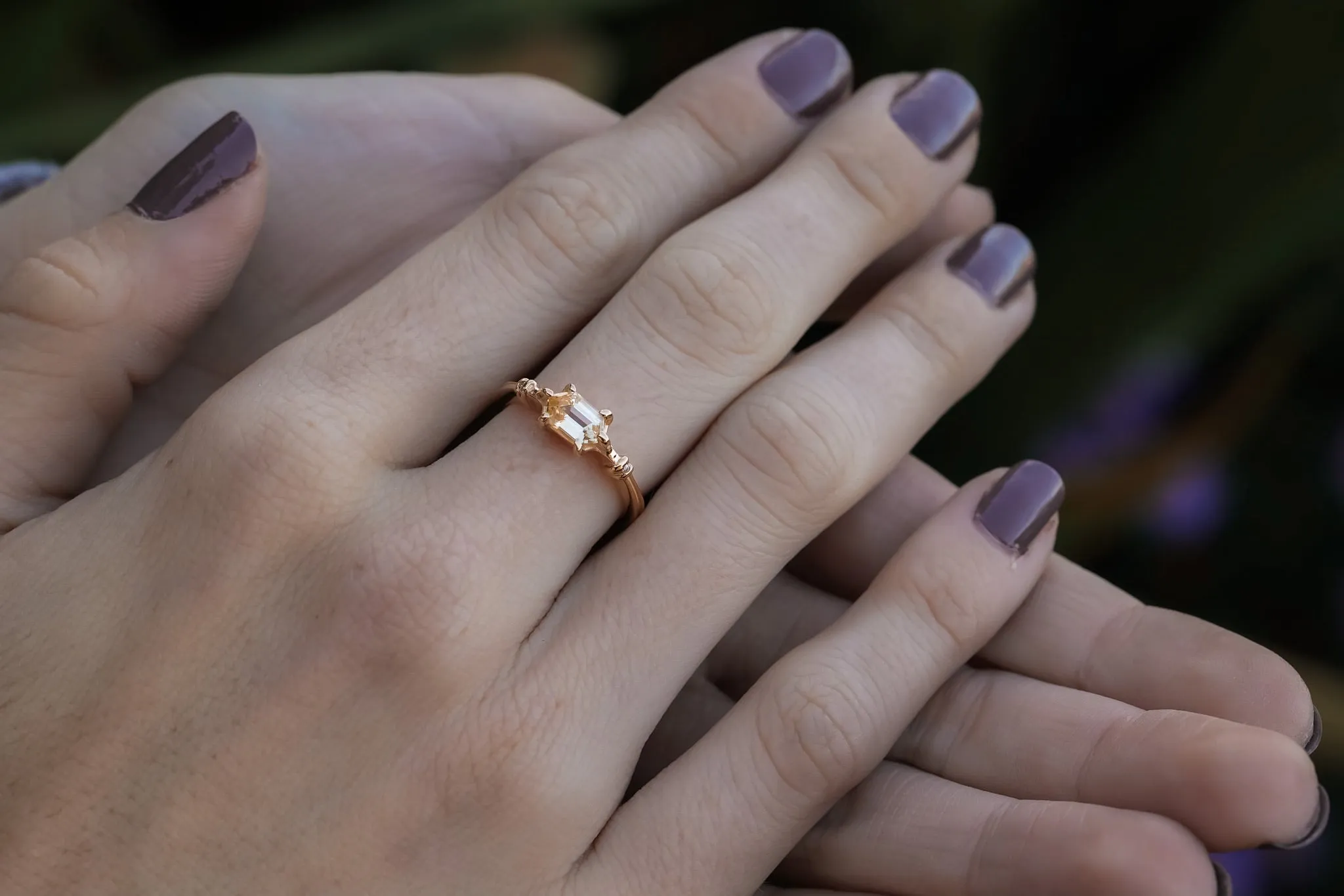 Lemon Yellow Sapphire Gatsby Ring in Gold