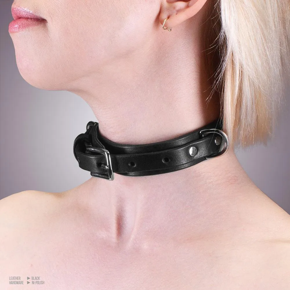 Low-Profile Classic Collar [Suede-Lined]
