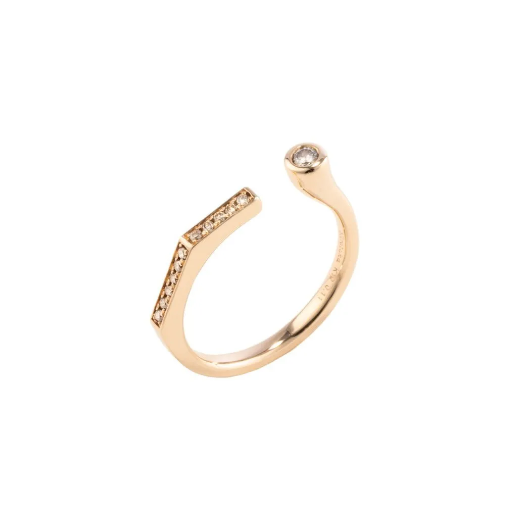 【Made-To-Order】MANHATTAN Diamond Cuff Ring