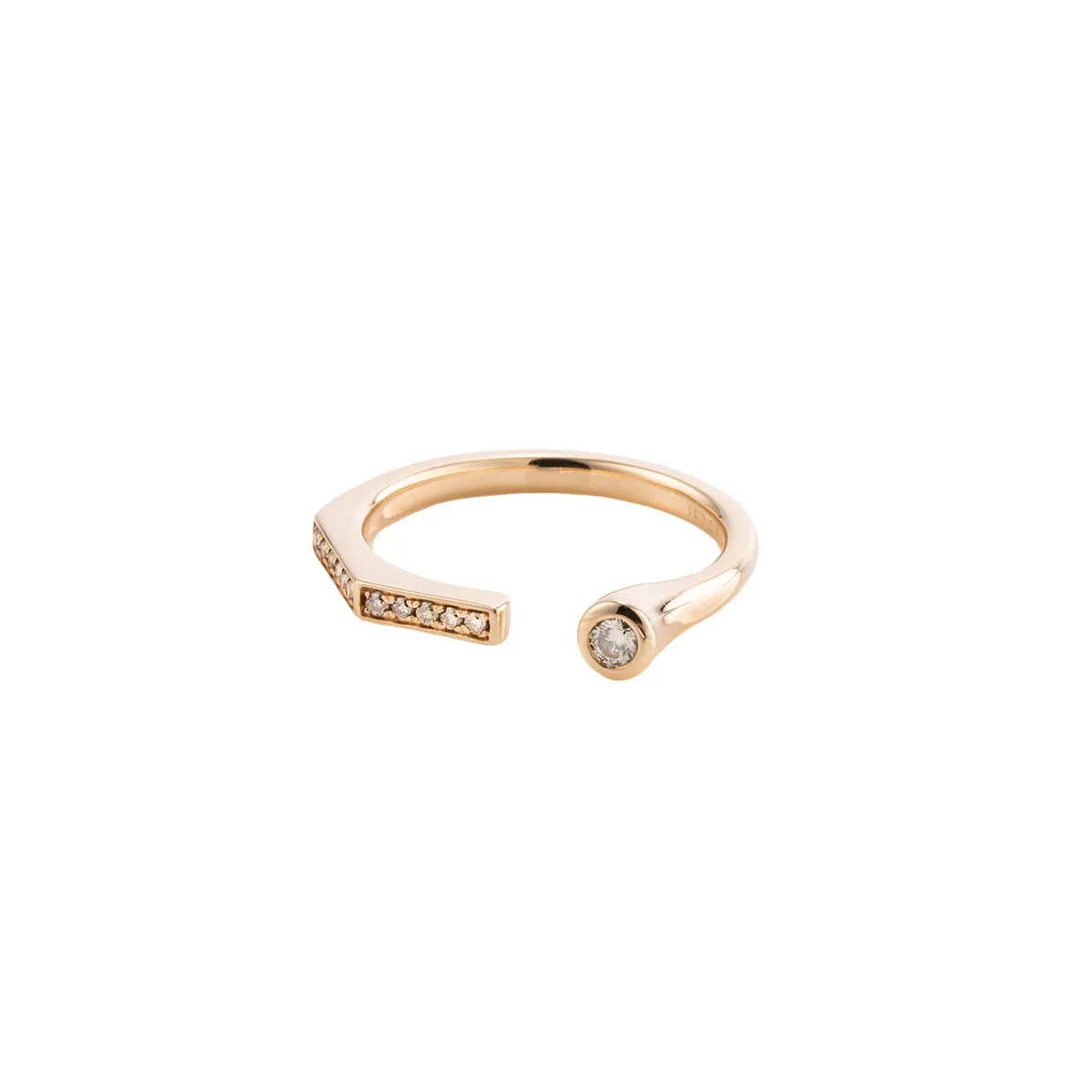 【Made-To-Order】MANHATTAN Diamond Cuff Ring