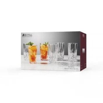 Maxwell & Williams default Highball Set of 6 380ml MQ0012