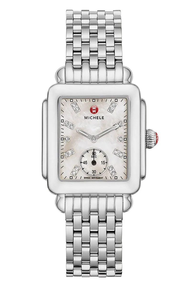 Michele Deco Mid Stainless Diamond Dial MWW06V000002