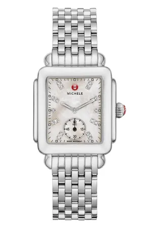 Michele Deco Mid Stainless Diamond Dial MWW06V000002