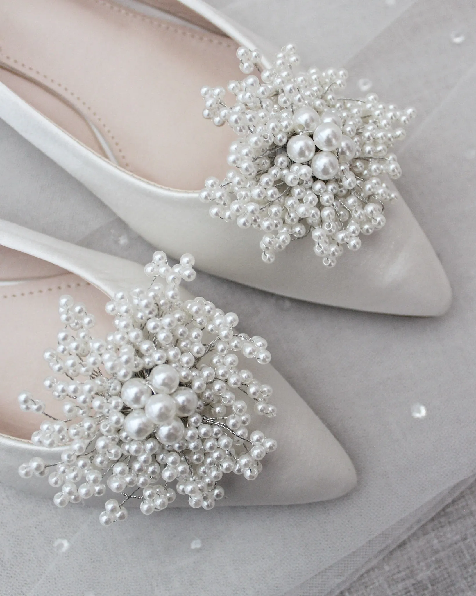 Mini Pearls Shoe Clips