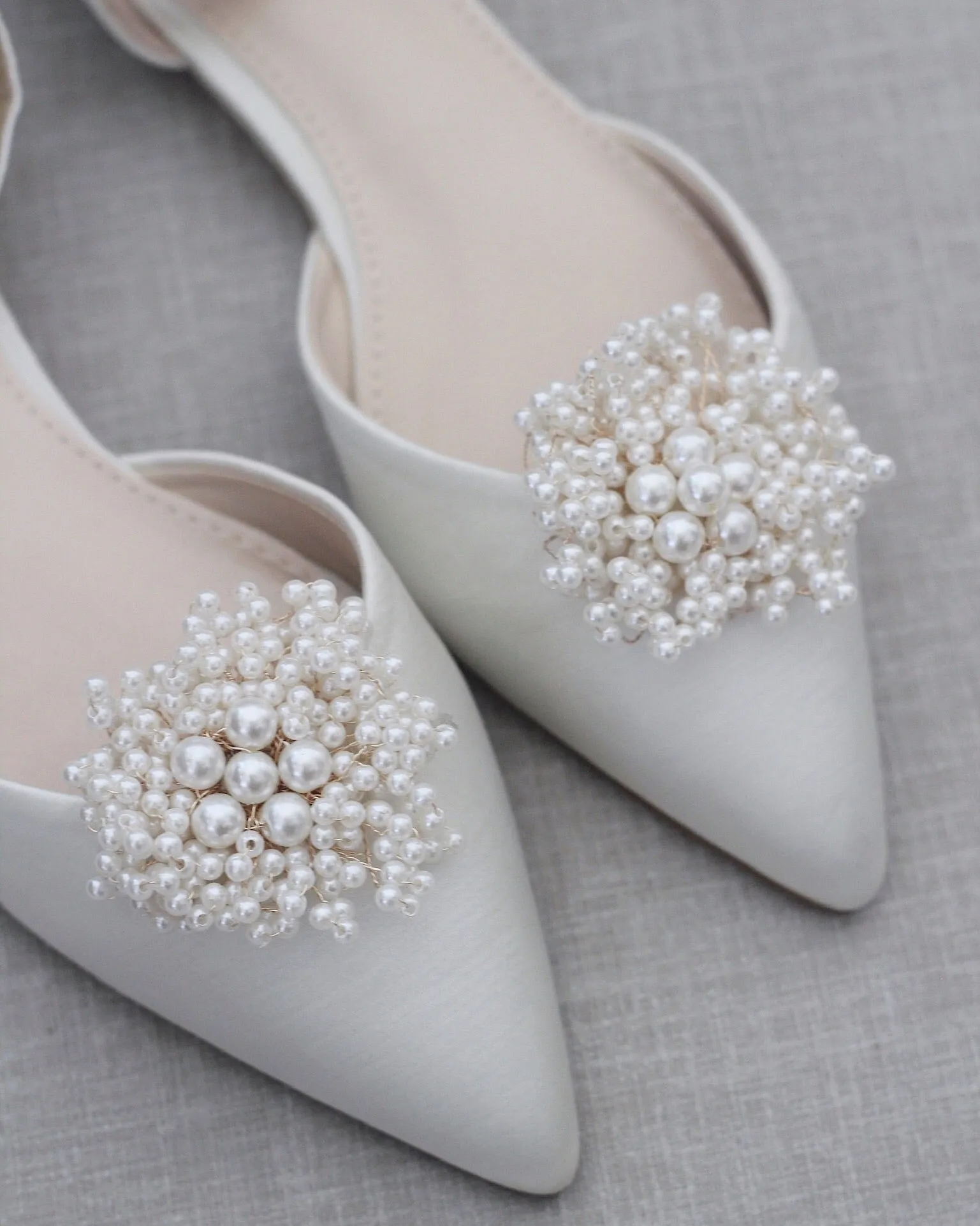 Mini Pearls Shoe Clips