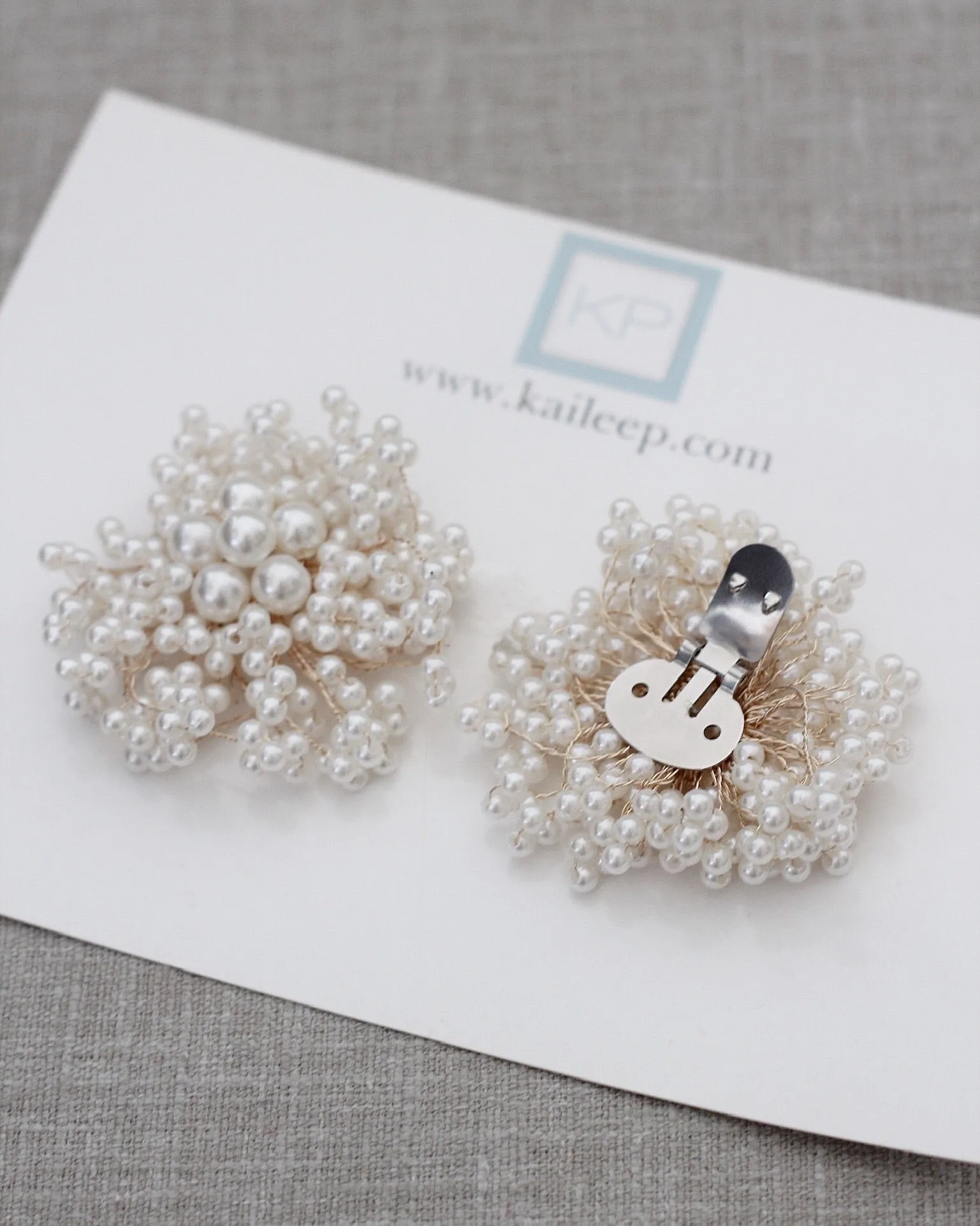 Mini Pearls Shoe Clips