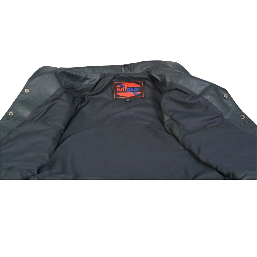 Motorcycle Leather Vest V-33