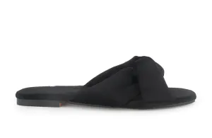 Nancy Velvet Sandal - Black