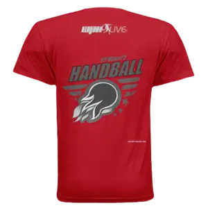 **NEW ITEM**  "Handball" Red Next Level Apparel Crewneck ~ Pro Player Tee (comes w/membership)
