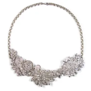 One-Of-A-Kind Nouveau Pendant Cluster Necklace