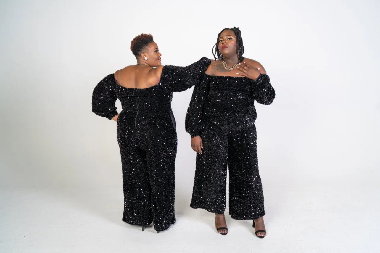 Onyx Glitz Jumpsuit