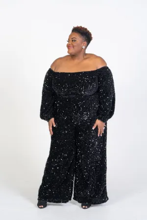 Onyx Glitz Jumpsuit