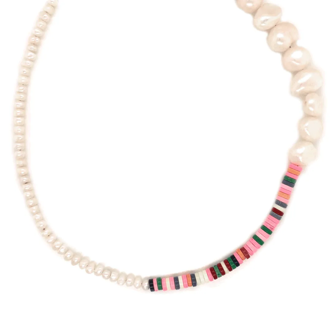 Pearl x Heishi Necklace
