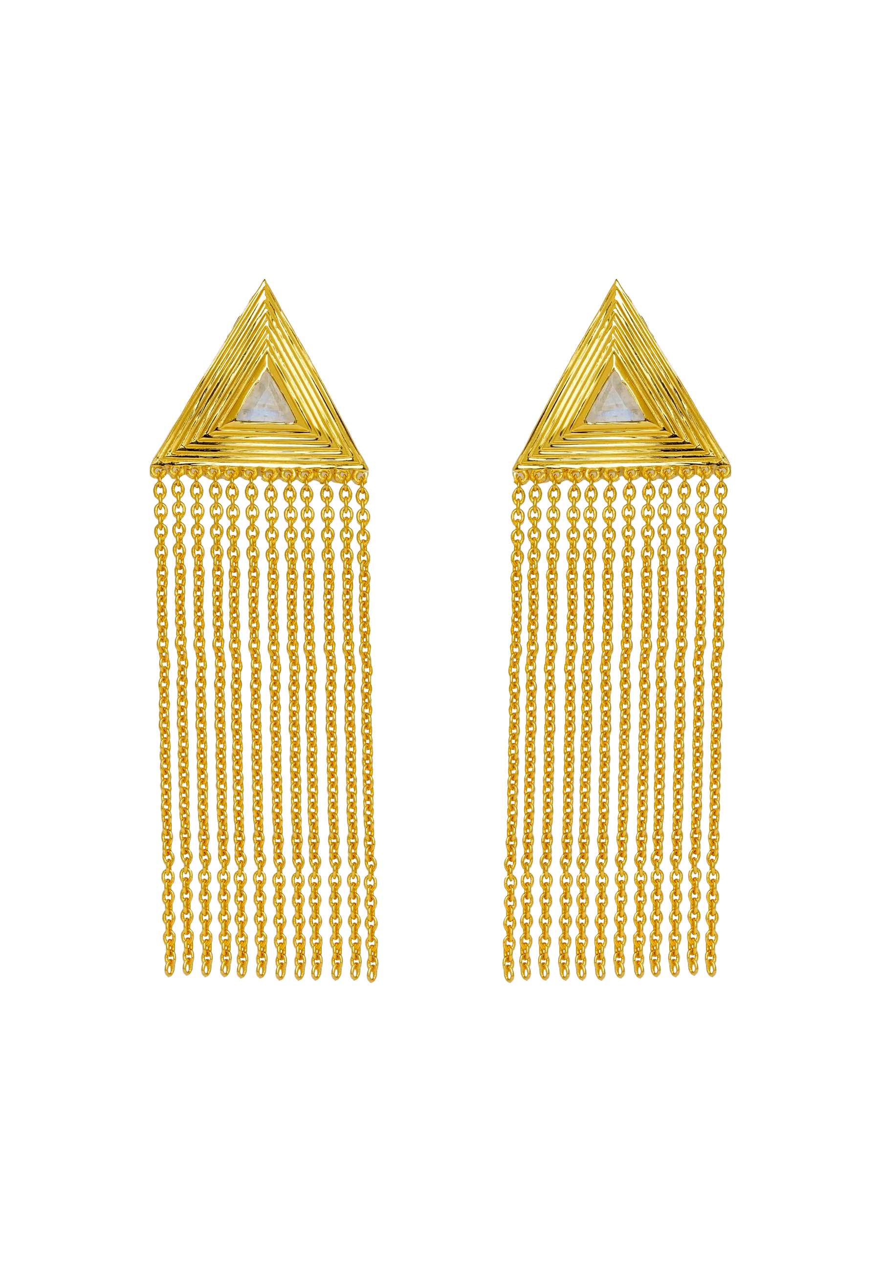 Pendientes Ópera Triángulo