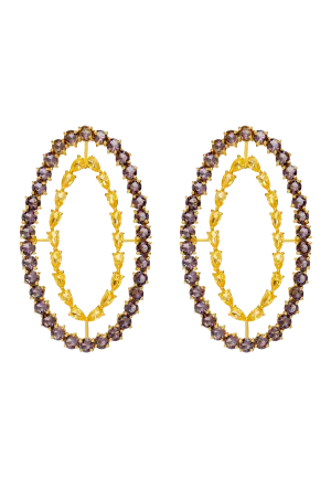 Pendientes Rivoli Ámbar y Violeta