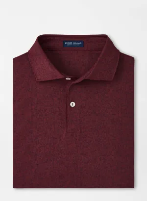 Peter Millar Mens Tailored Fit Switching Gears Performance Jersey Polo - Edwin Sp - VERMOUTH