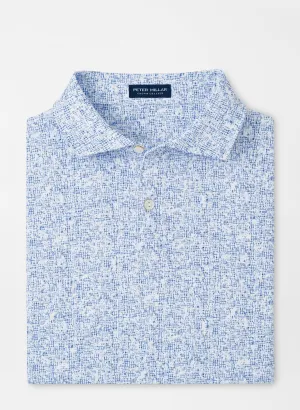 Peter Millar Mens Tailored Fit Switching Gears Performance Jersey Polo - Edwin Sp - WHITE