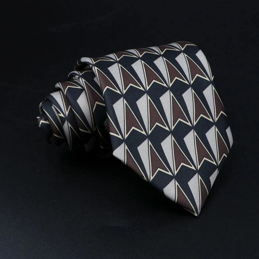 Pio di Savoia - Espresso Deco Arrow Tie