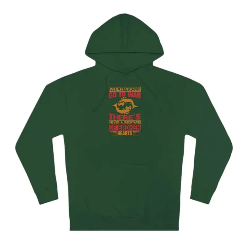 Pisces Sun Sign Unisex Hooded Sweatshirt