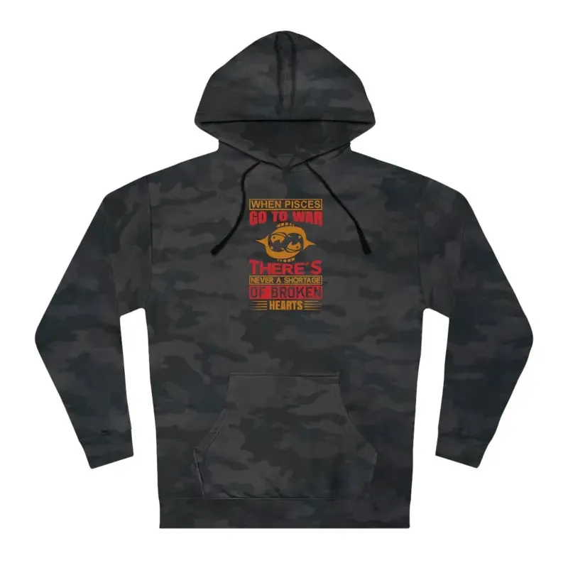 Pisces Sun Sign Unisex Hooded Sweatshirt