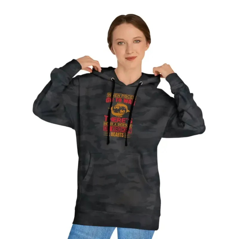 Pisces Sun Sign Unisex Hooded Sweatshirt