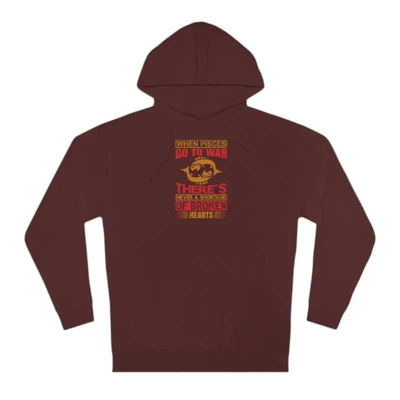 Pisces Sun Sign Unisex Hooded Sweatshirt