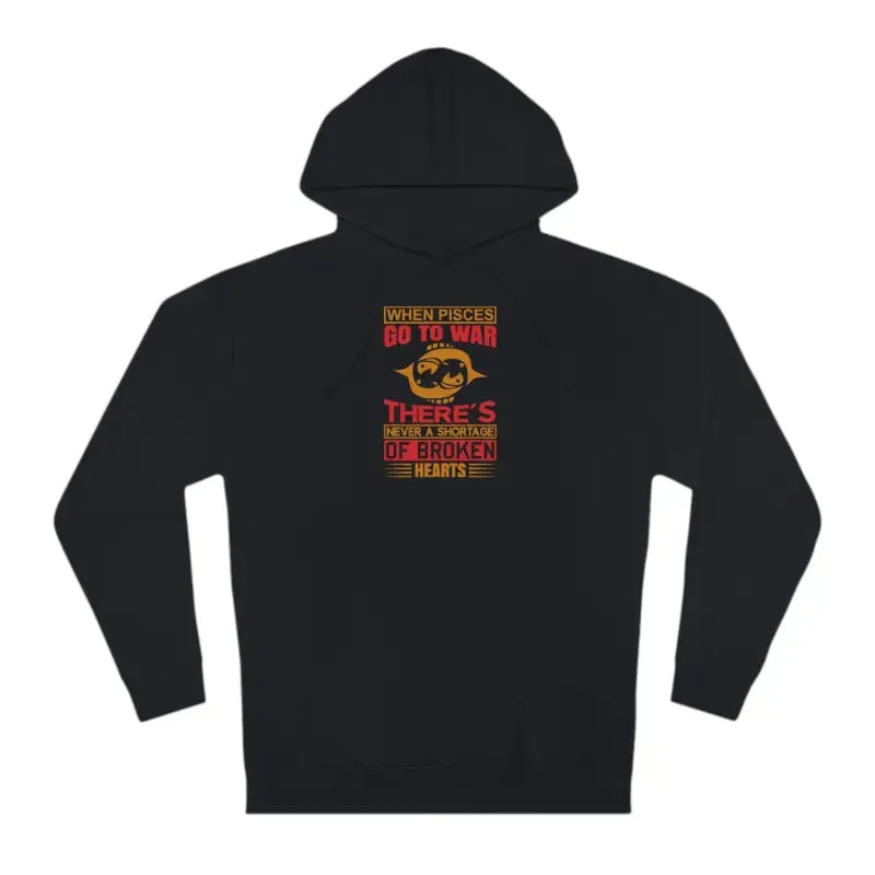 Pisces Sun Sign Unisex Hooded Sweatshirt