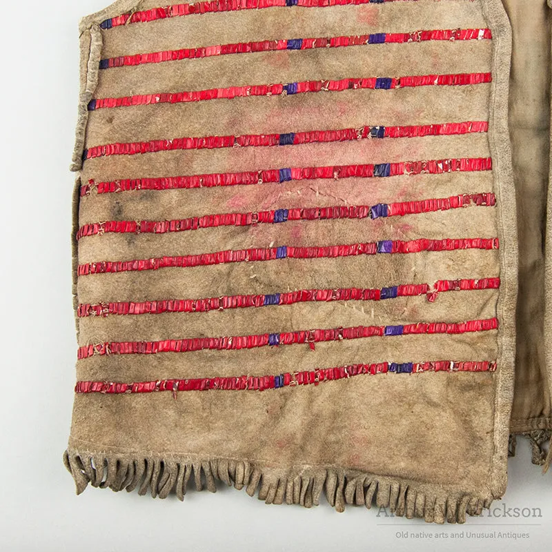 Plains Child's Quilled Vest