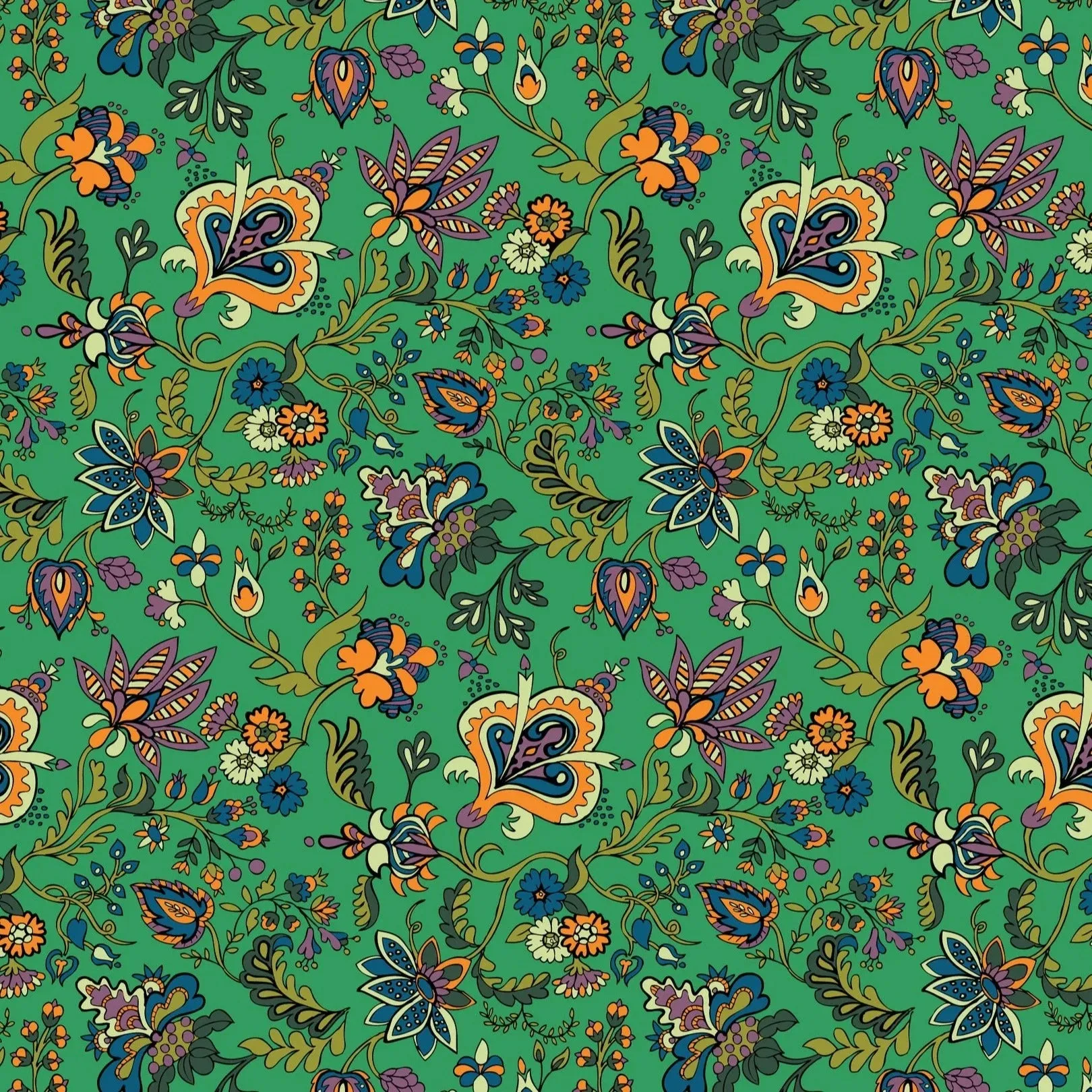 Poplin & Co. Green Magic Carpet Dress