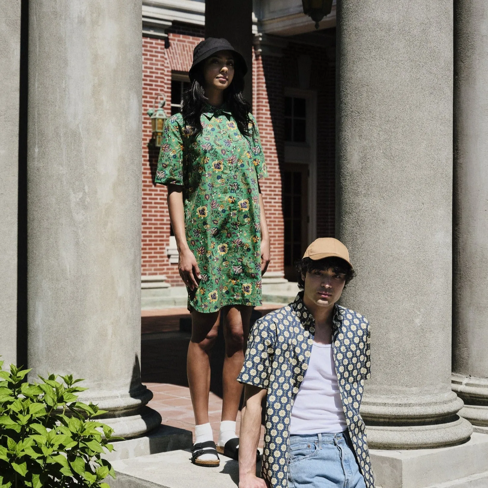 Poplin & Co. Green Magic Carpet Dress