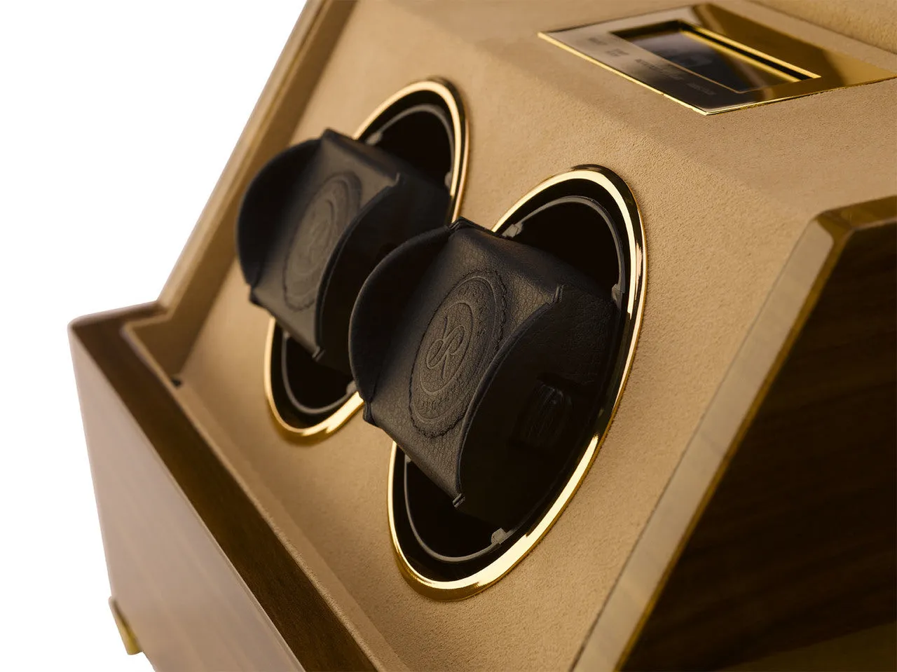 Rapport Perpetua III Double Watch Winder - Walnut