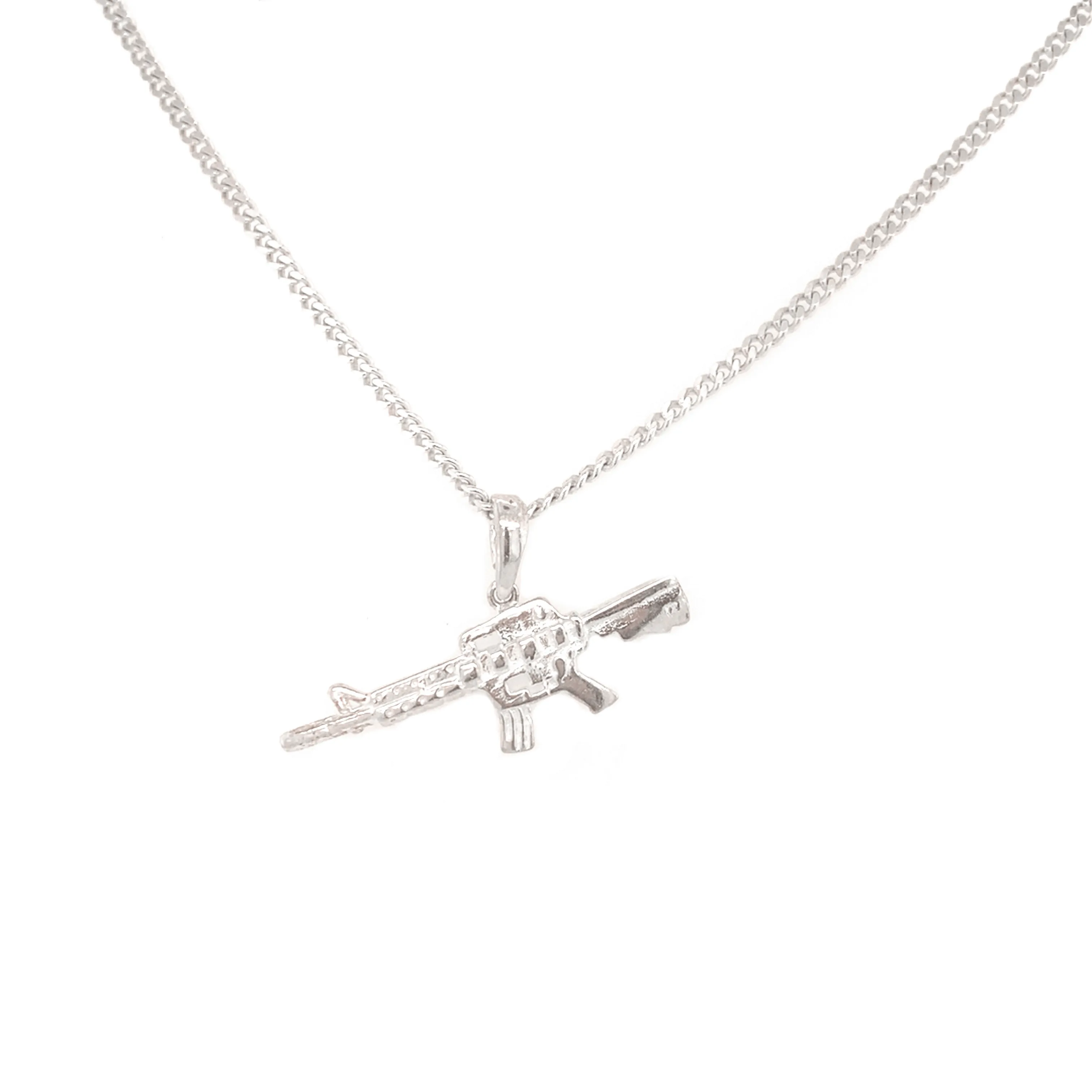 Refined Metallic Charm Necklace