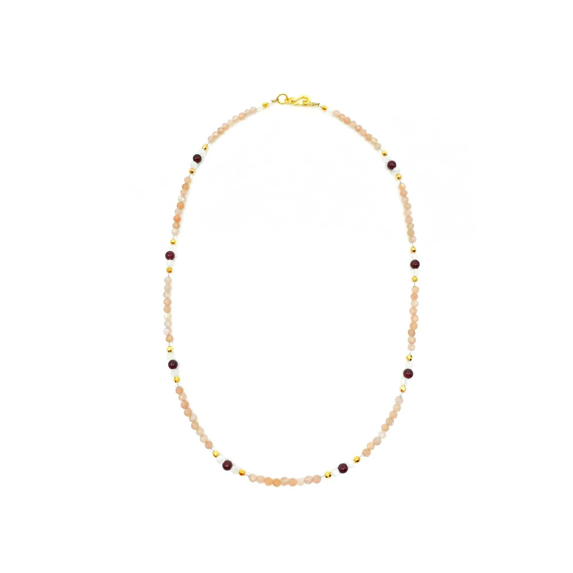 Return to Origin 4mm Sunstone Tassel Necklace