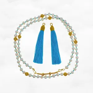 Return to Origin Multi-style Pearl Beaded Necklace with Tassels