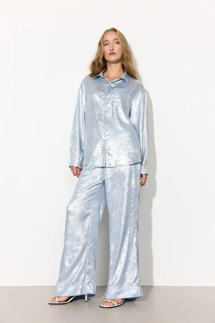 Robin Shirt - Blue Metallic
