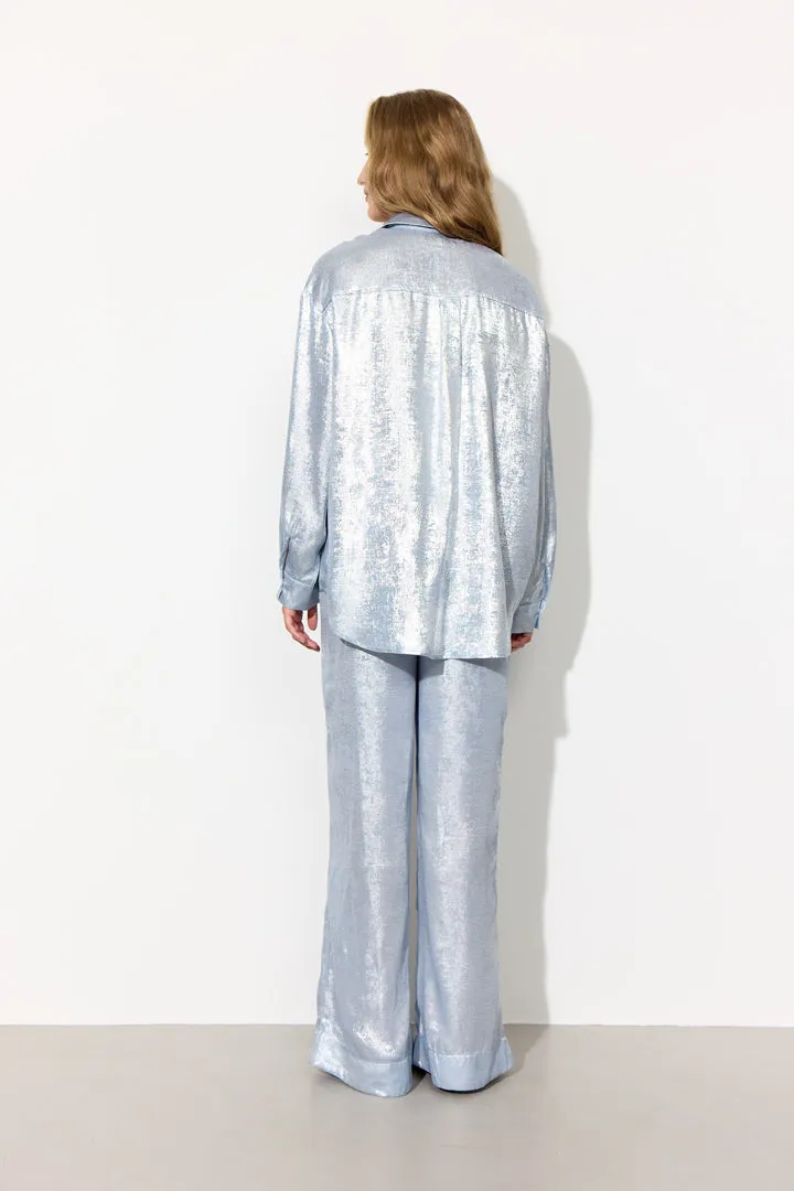 Robin Shirt - Blue Metallic