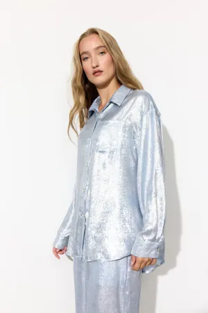 Robin Shirt - Blue Metallic