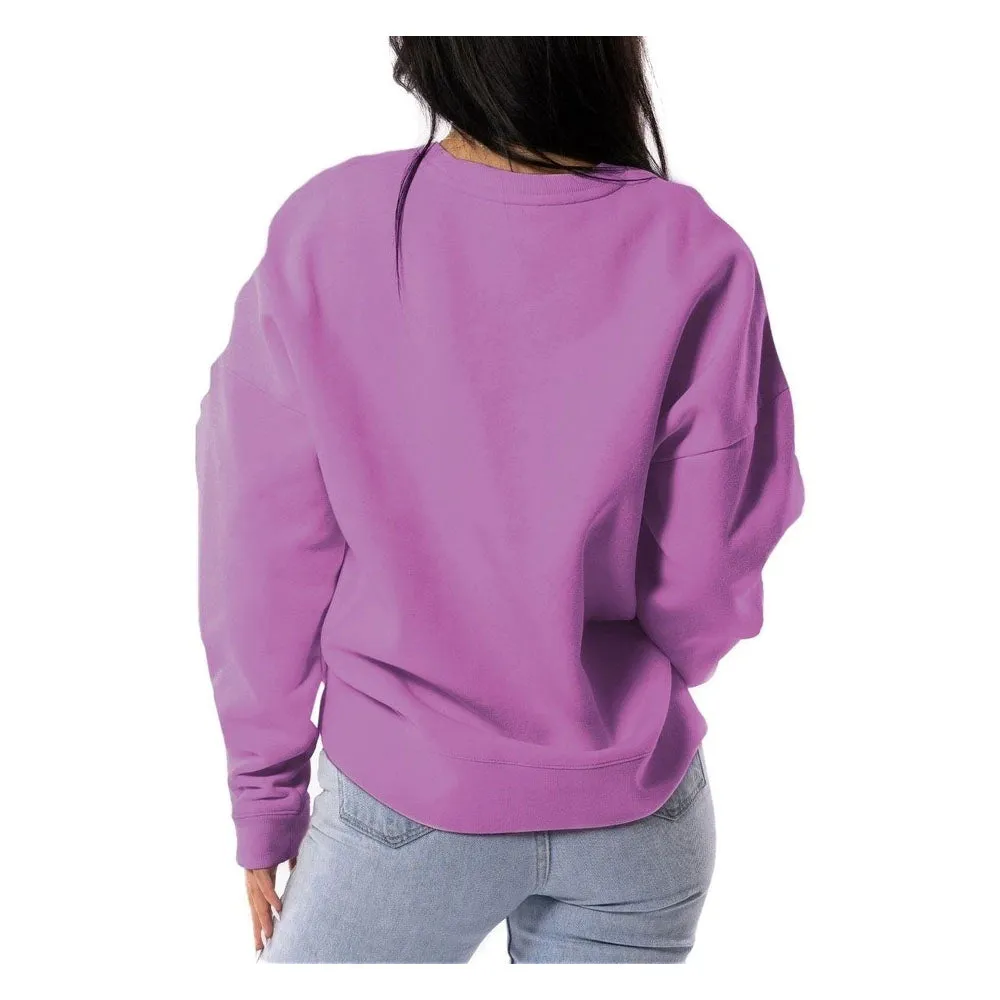 Russell Athletic Womens Reformer Lined Crew Neon Grape