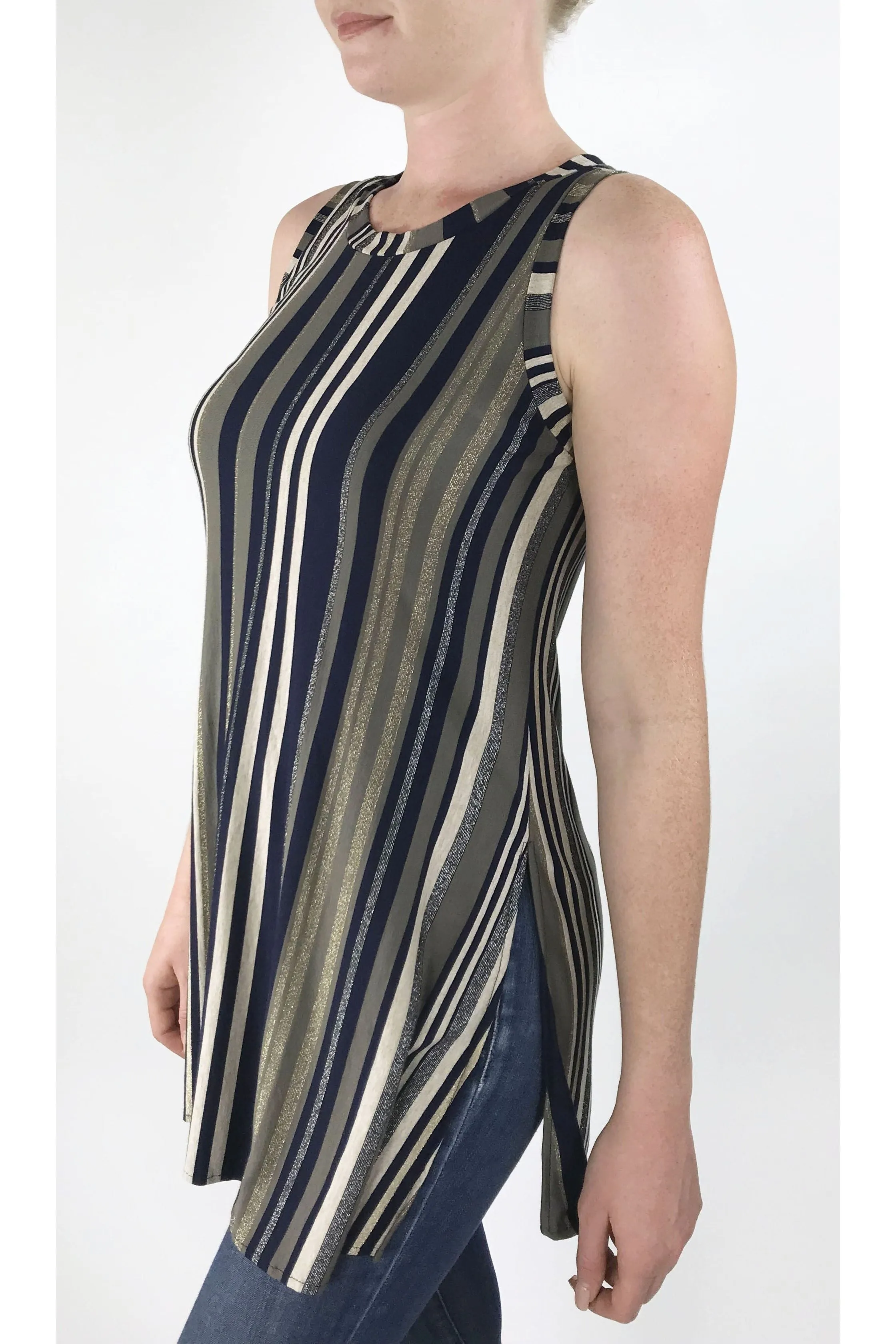 RYA Striped Tunic Top