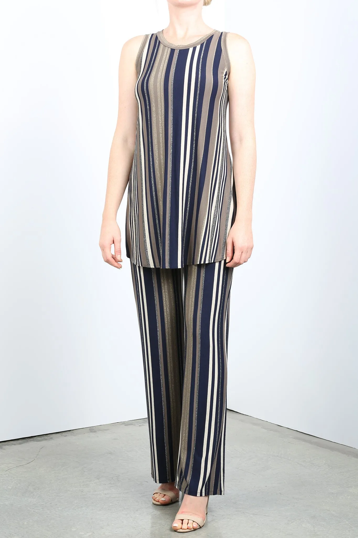 RYA Striped Tunic Top