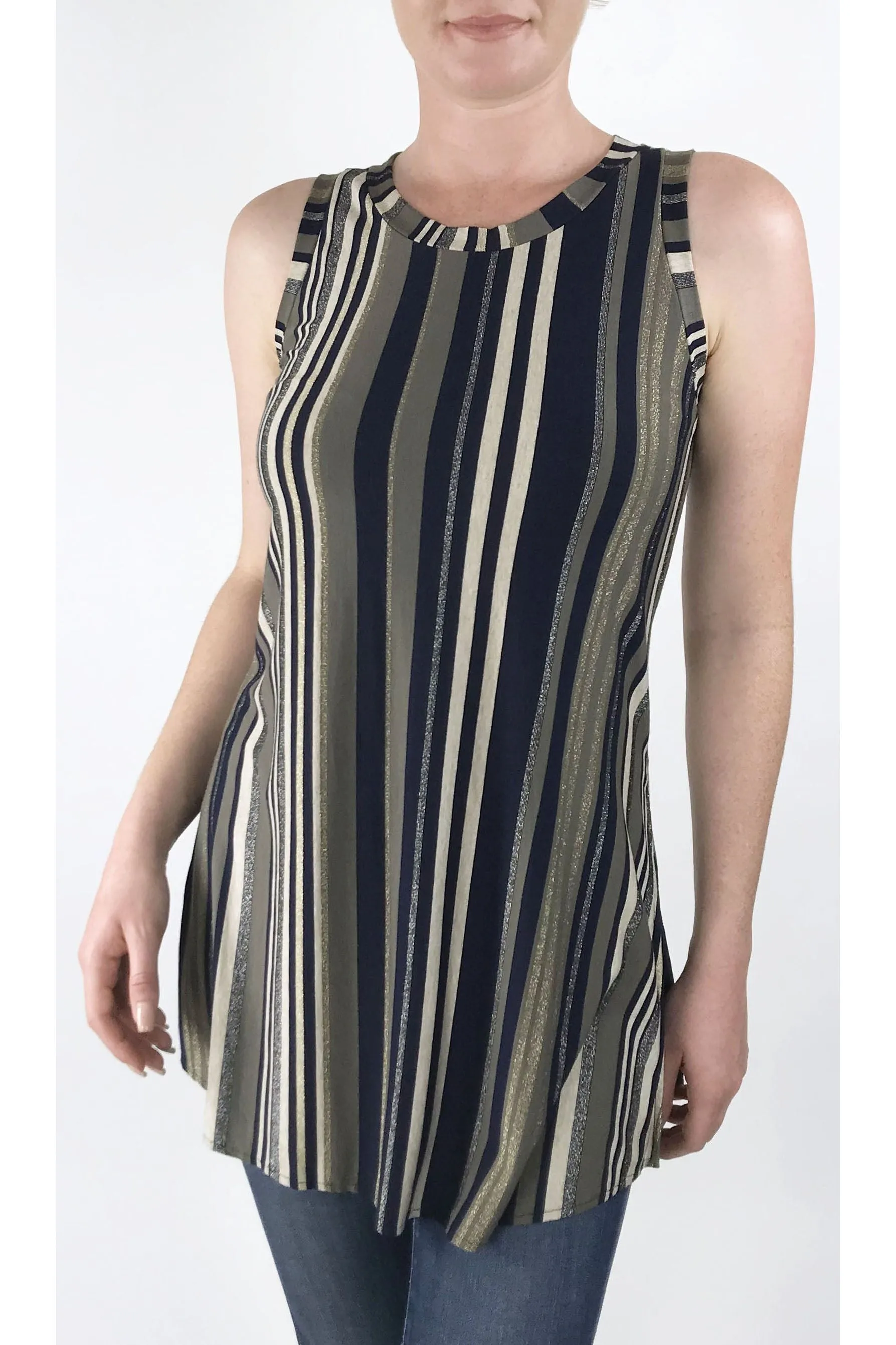 RYA Striped Tunic Top