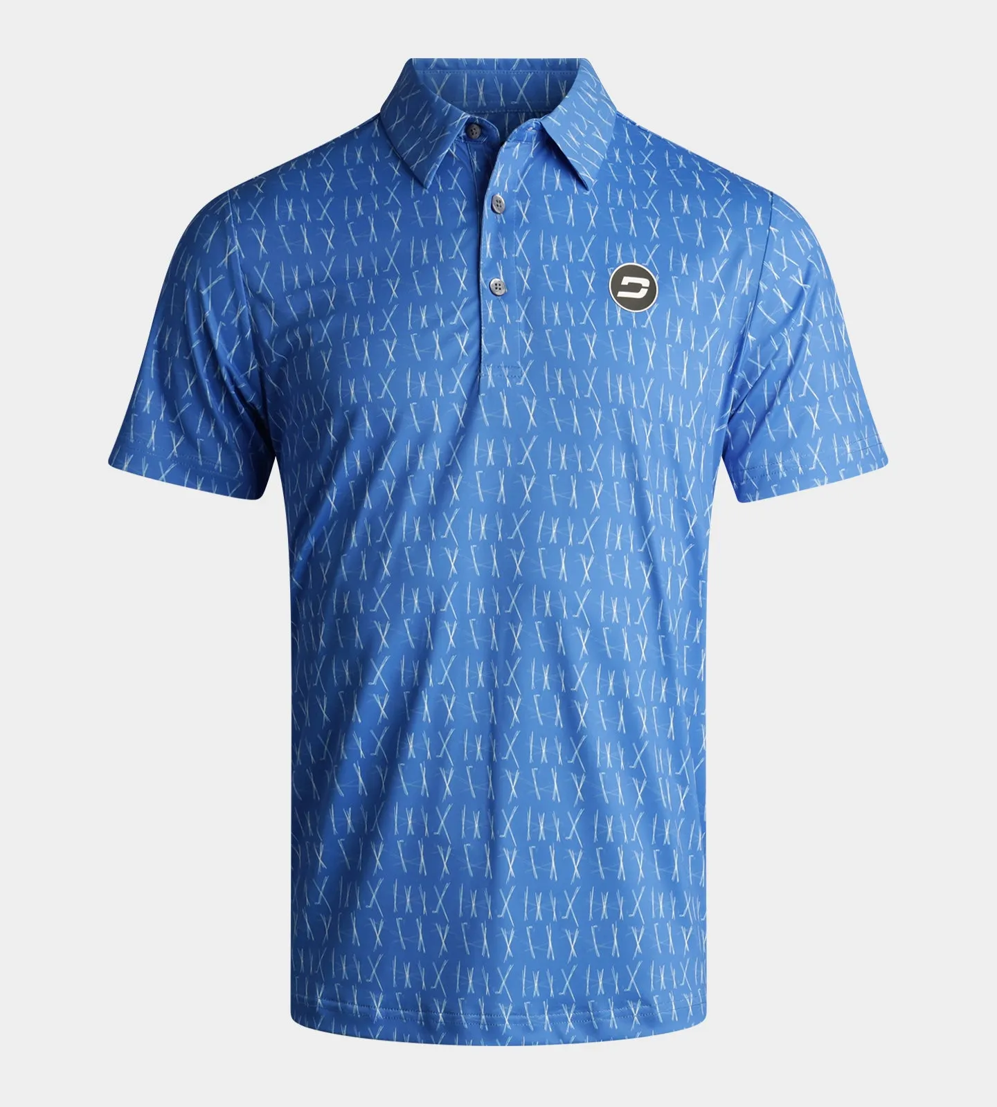 SCRIBBLE CLUB POLO - BLUE