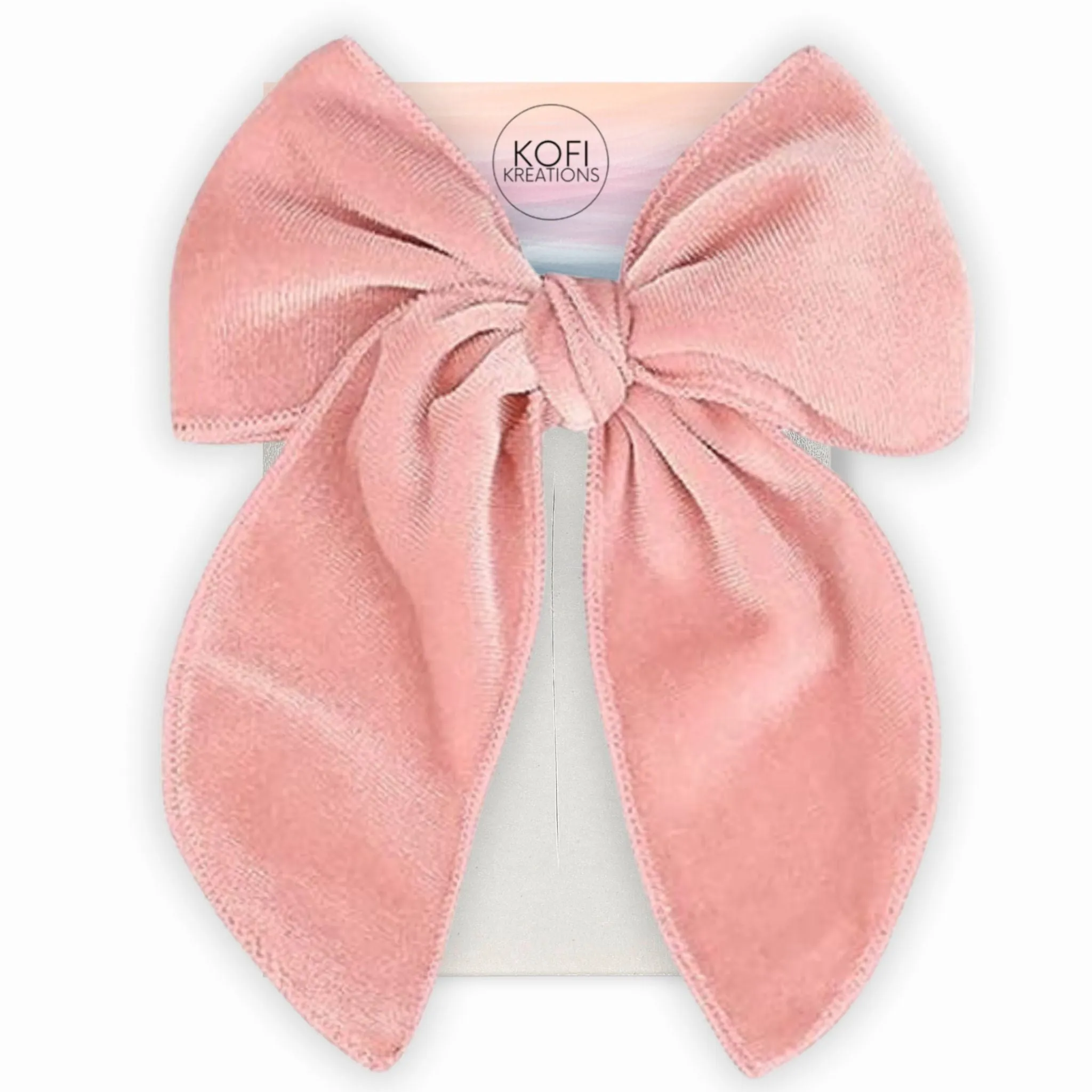 Serged Fable | Velvet Hair Bows