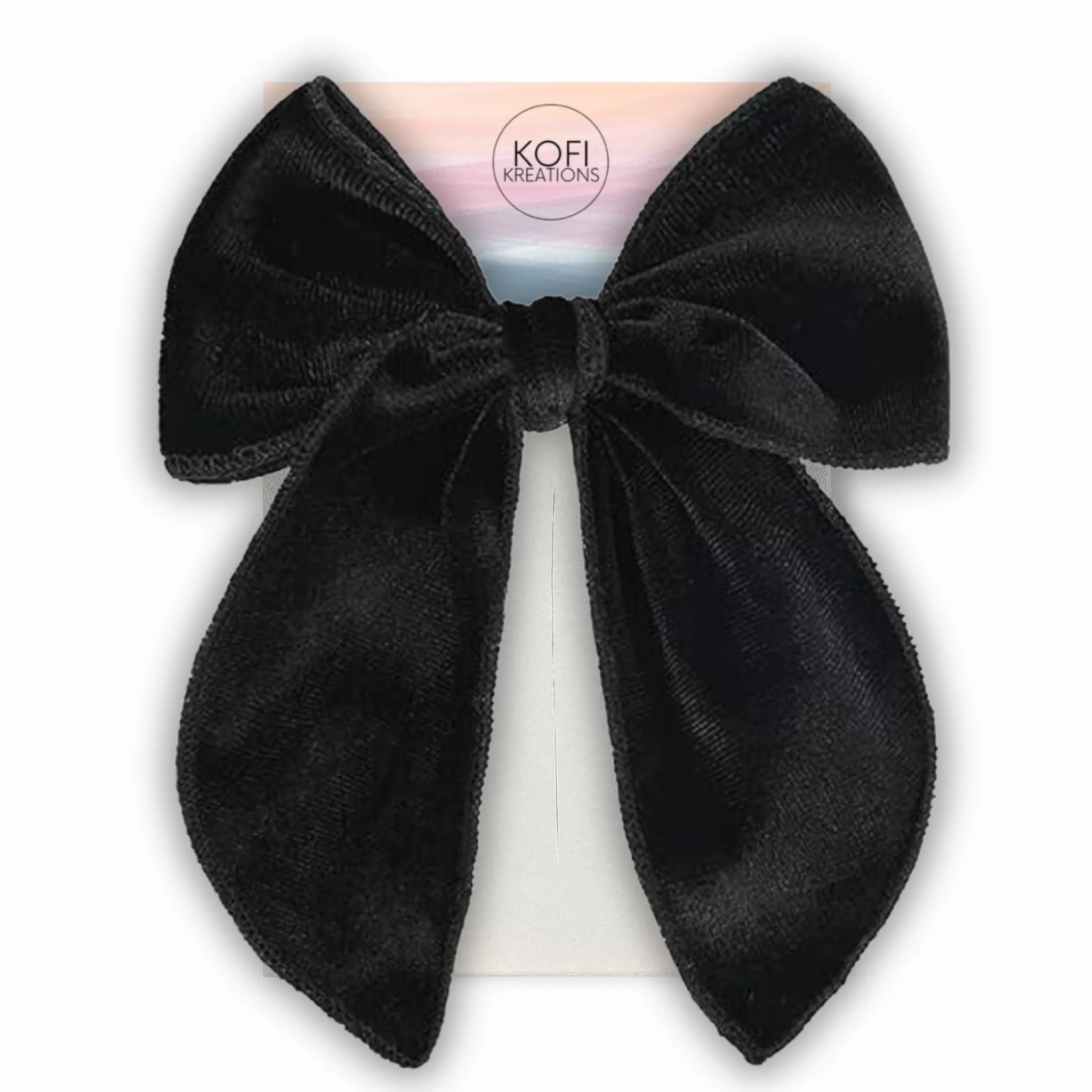 Serged Fable | Velvet Hair Bows