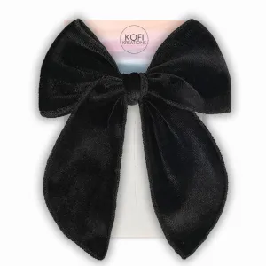 Serged Fable | Velvet Hair Bows