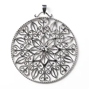 Southern Gates Sterling Silver Art Deco Belle Pendant (93475)