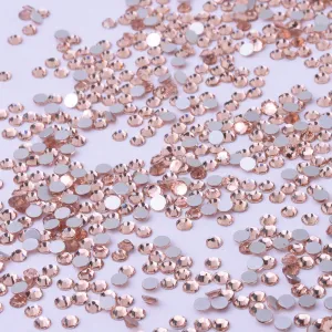 SS3 1440PCS Champagne Non Hot Fix Crystal, Flat Back 3D Rhinestones DIY Phone case Nail art design deco supplies