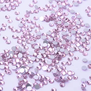 SS4 1440PCS Light Pink Non Hot Fix Crystal, Flat Back 3D Rhinestones DIY Phone case Nail art design deco supplies