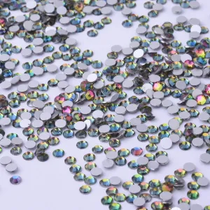 SS4 1440PCS Rainbow colors Non Hot Fix Crystal, Flat Back 3D Rhinestones DIY Phone case Nail art design deco supplies