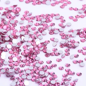 SS4 1440PCS Rose Red  Non Hot Fix Crystal, Flat Back 3D Rhinestones DIY Phone case Nail art design deco supplies